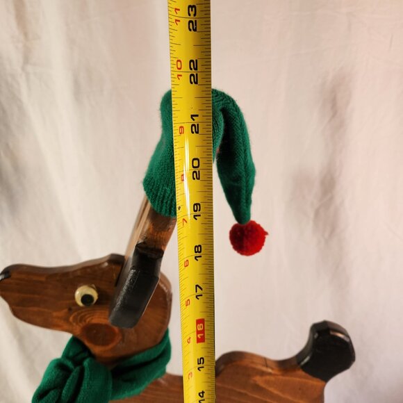 Handmade Christmas Wooden Reindeer "Let It Snow" Swag Easy Assemble Fast Ship - Picture 11 of 14